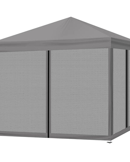 Mountview Gazebo 3x3m Pop Up Marquee Grey-1973193757033631744