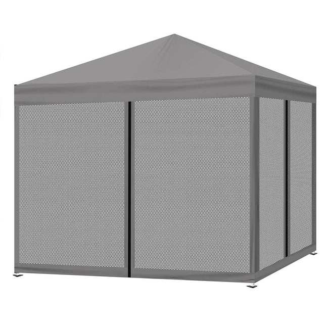 Mountview Gazebo 3x3m Pop Up Marquee Grey-1973193757033631744