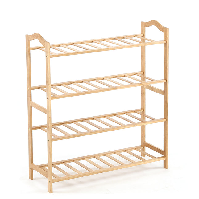 Levede Bamboo Shoe Rack Storage Wooden-1975420509898280960