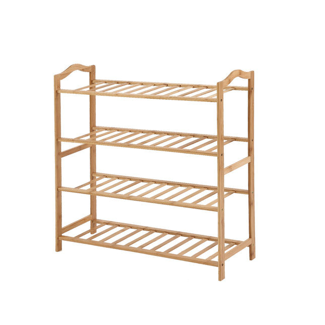 Levede Bamboo Shoe Rack Storage Wooden-1975420510082830336