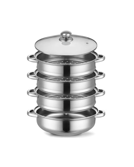 TOQUE Stainless Steel Steamer Meat Vegetable-1973193931898359809