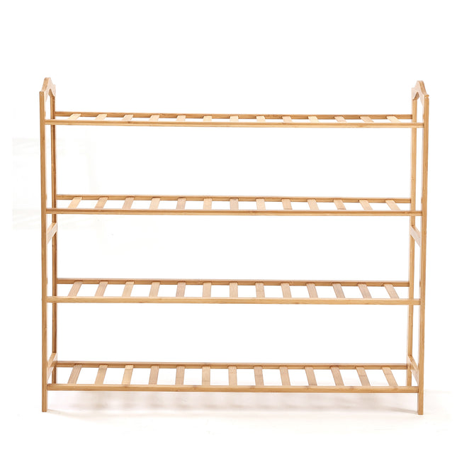 Levede Bamboo Shoe Rack Storage Wooden-1975420509898280961
