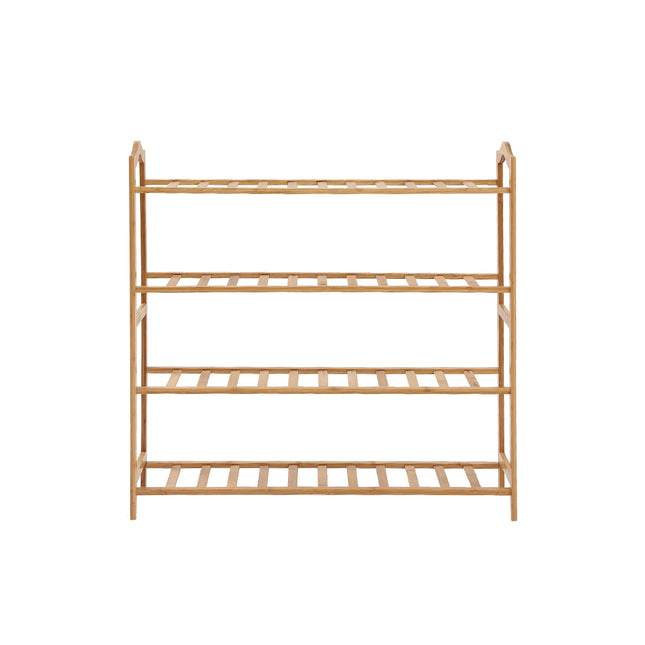 Levede Bamboo Shoe Rack Storage Wooden-1975420510082830337