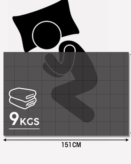 DreamZ 9KG Adults Size Anti Anxiety Grey Double-1973194037661929474