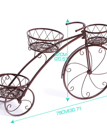 Levede Plant Stand Outdoor Indoor Metal Bronze-1975420374518730754