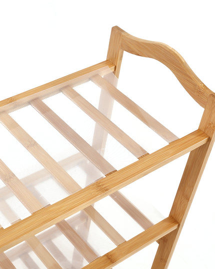 Levede Bamboo Shoe Rack Storage Wooden-1975420509898280963