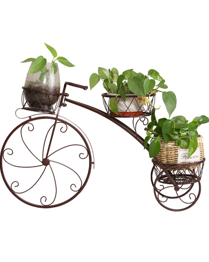 Levede Plant Stand Outdoor Indoor Metal Bronze-1975420374518730755