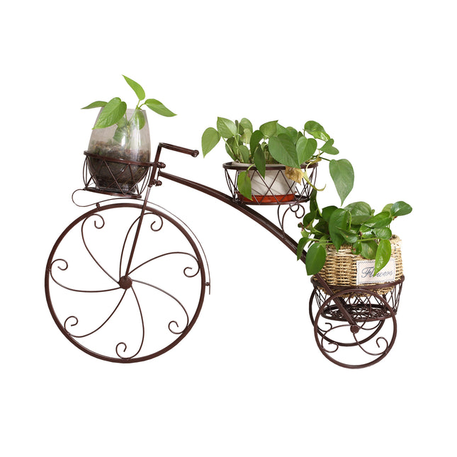 Levede Plant Stand Outdoor Indoor Metal Bronze-1975420374518730755