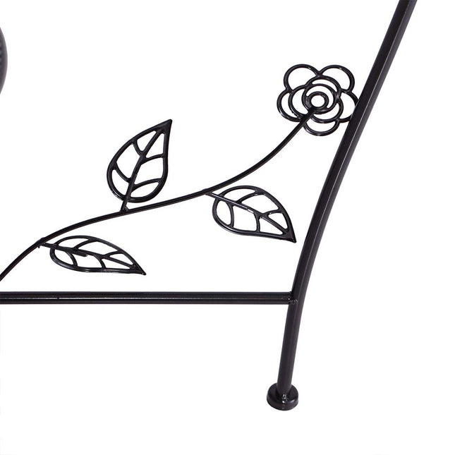 Plant Stand Outdoor Indoor Flower Pots Black-1973193772137320451