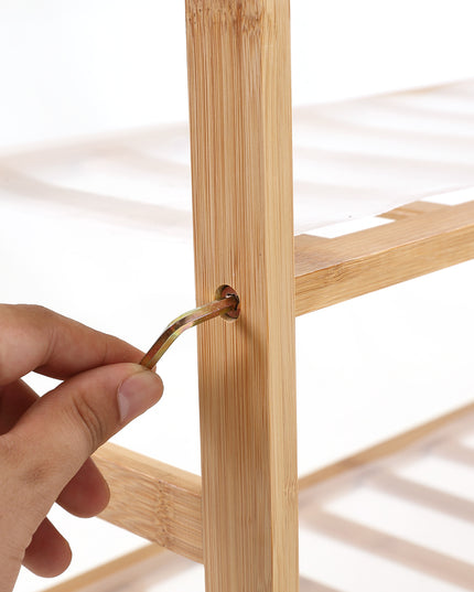 Levede Bamboo Shoe Rack Storage Wooden-1975420509898280964