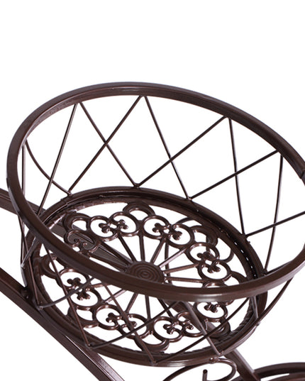 Levede Plant Stand Outdoor Indoor Metal Bronze-1975420374518730756