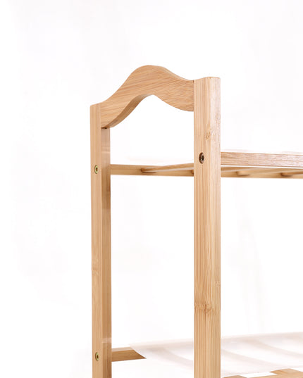 Levede Bamboo Shoe Rack Storage Wooden-1975420509898280965