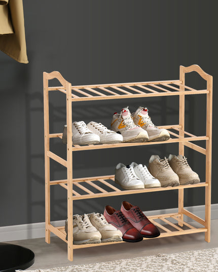 Levede Bamboo Shoe Rack Storage Wooden-1975420510082830343