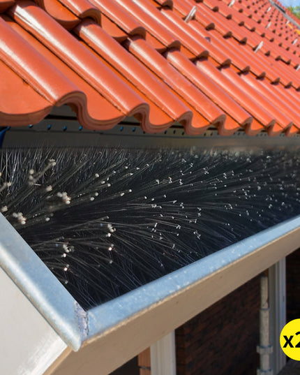 Lambu 24Pcs Gutter Brush Guard 92x10cm-1975420373457571847