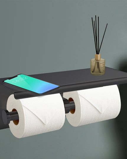 Toilet Paper Holder Double Roll Stainless-1973193462371192839