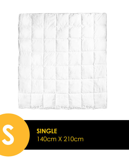 Royal Comfort Luxury Bamboo 250GSM Quilt - Single-1951134842666225666