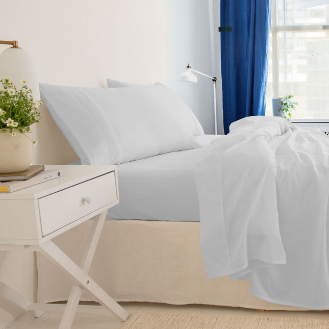 Royal Comfort - Balmain 1000TC Bamboo cotton Sheet Sets (Queen) - Cool Grey-1951134878133260290