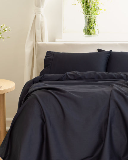 Royal Comfort - Balmain 1000TC Bamboo cotton Sheet Sets (Queen) - Charcoal-1951134878326198272