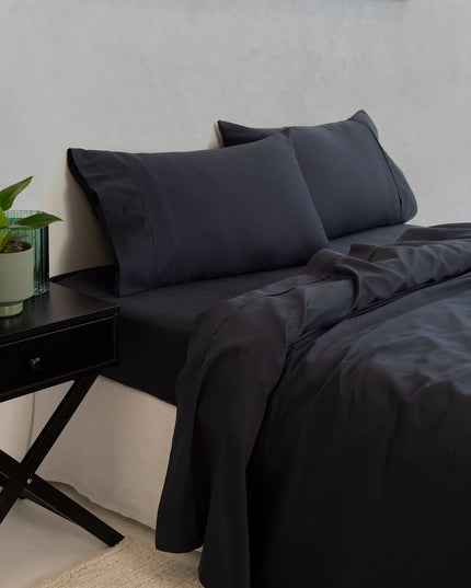 Royal Comfort - Balmain 1000TC Bamboo cotton Sheet Sets (Queen) - Charcoal-1951134878326198273