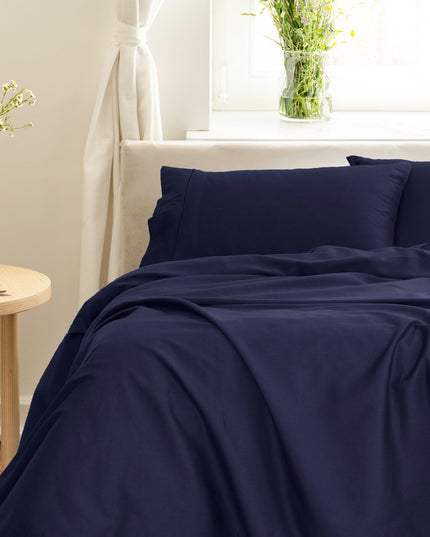 Royal Comfort - Balmain 1000TC Bamboo cotton Sheet Sets (King) - Royal Blue-1951134878913400832