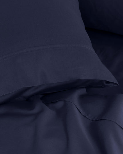 Royal Comfort - Balmain 1000TC Bamboo cotton Sheet Sets (King) - Royal Blue-1951134878913400836