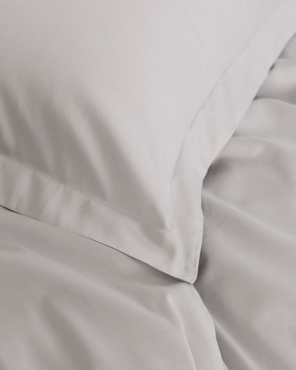 Royal Comfort - Balmain 1000TC Bamboo cotton Quilt Cover Sets (Queen) - Cool Grey-1951134829844238340
