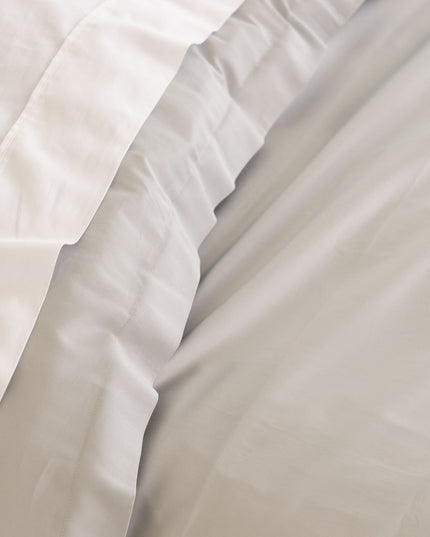 Royal Comfort - Balmain 1000TC Bamboo cotton Quilt Cover Sets (Queen) - Cool Grey-1951134829844238341