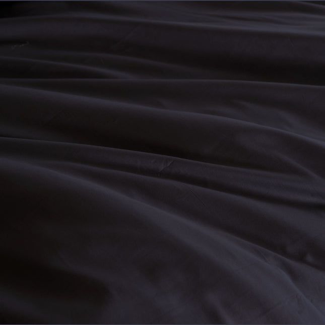 Royal Comfort - Balmain 1000TC Bamboo cotton Quilt Cover Sets (Queen) - Charcoal-1951134830041370627