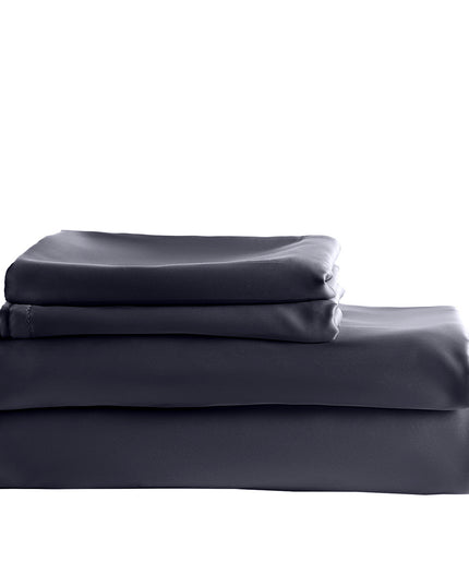 Royal Comfort - Balmain 1000TC Bamboo cotton Quilt Cover Sets (Queen) - Charcoal-1951134830041370630