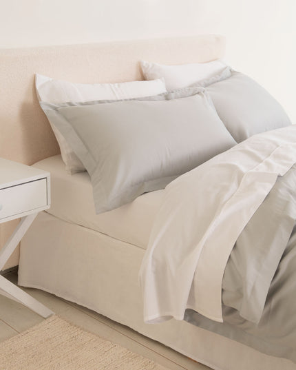 Royal Comfort - Balmain 1000TC Bamboo cotton Quilt Cover Sets (King) - Cool Grey-1951134830737625089