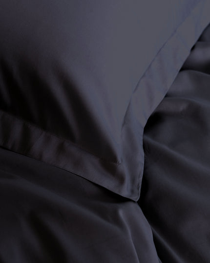 Royal Comfort - Balmain 1000TC Bamboo cotton Quilt Cover Sets (King) - Charcoal-1951134830909591556