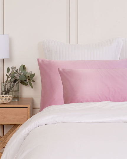 SILK PILLOW CASE TWIN PACK - SIZE: 51X76CM? - Lilac-1951134814916710401