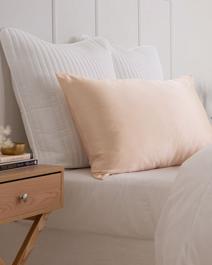 Pure Silk Pillow Case by Royal Comfort (Single Pack) - Champagne Pink-1951134815461969920