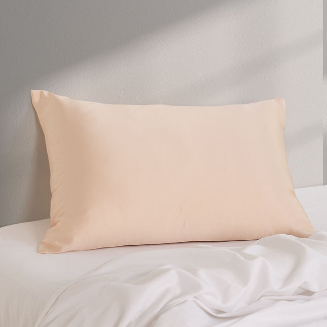 Pure Silk Pillow Case by Royal Comfort (Single Pack) - Champagne Pink-1951134815461969923