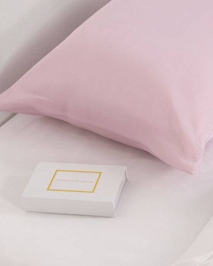 Pure Silk Pillow Case by Royal Comfort (Single Pack) - Lilac-1951134815680073730