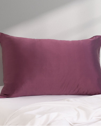 Pure Silk Pillow Case by Royal Comfort (Single Pack) - Malaga Wine-1951134815860428803