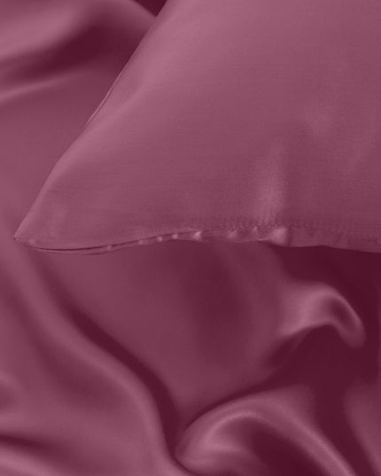 Pure Silk Pillow Case by Royal Comfort (Single Pack) - Malaga Wine-1951134815860428807