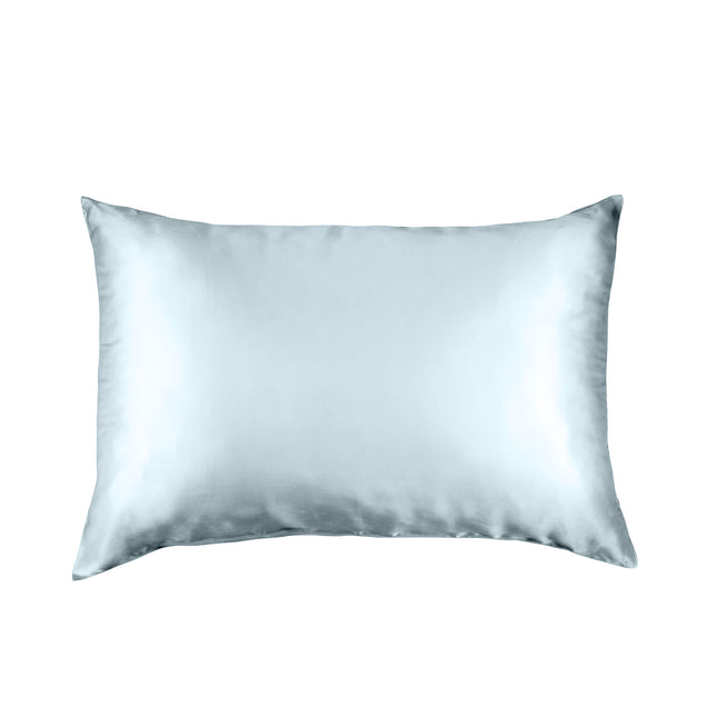 Pure Silk Pillow Case by Royal Comfort (Single Pack) - Soft Blue-1951134816229527553