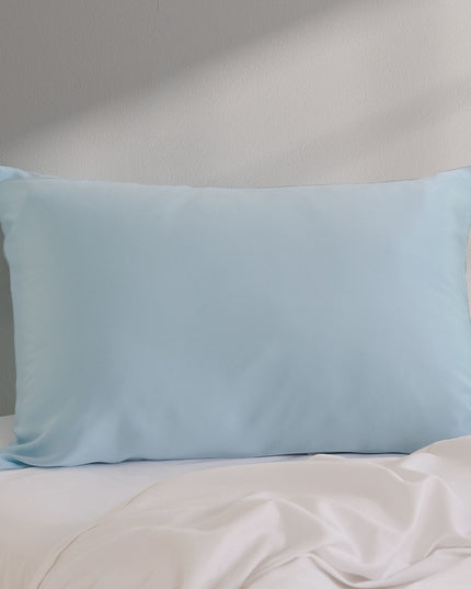 Pure Silk Pillow Case by Royal Comfort (Single Pack) - Soft Blue-1951134816229527555