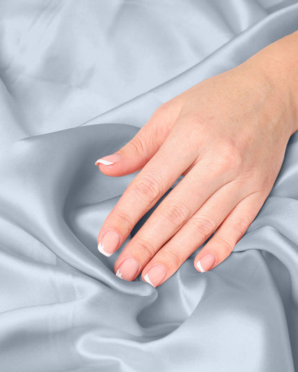 Pure Silk Pillow Case by Royal Comfort (Single Pack) - Soft Blue-1951134816229527558