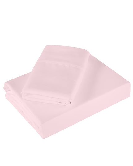 Royal Comfort - 1200TC Ultrasoft 4 Pc Sheet Set - King - Soft Pink-1951134881228656642