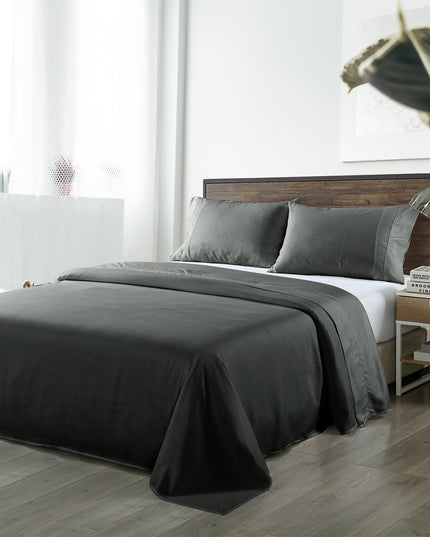 Royal Comfort Bamboo Blended Sheet & Pillowcases Set 1000TC Ultra Soft Bedding-1951134908202225664