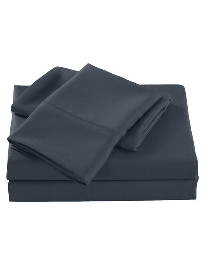 Royal Comfort Bamboo Cooling 2000TC Sheet Set - Single - Charcoal-1951134883975925762