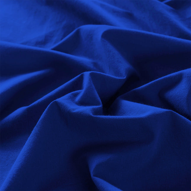 Royal Comfort Vintage Washed 100 % Cotton Sheet Set Double - Royal Blue-1951134887813713926
