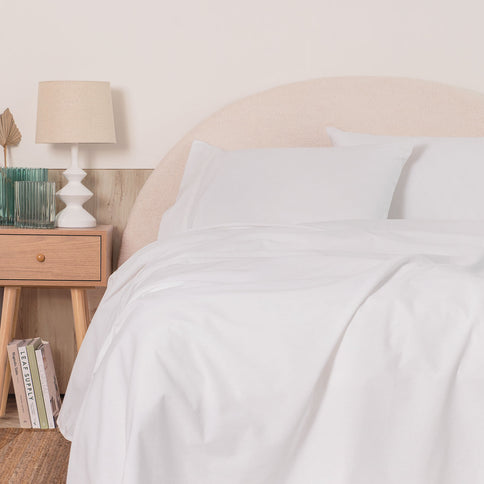 Royal Comfort Vintage Washed 100% Cotton Sheet Set King - White-1951134889655013377