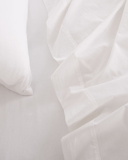 Royal Comfort Vintage Washed 100% Cotton Sheet Set King - White-1951134889655013380