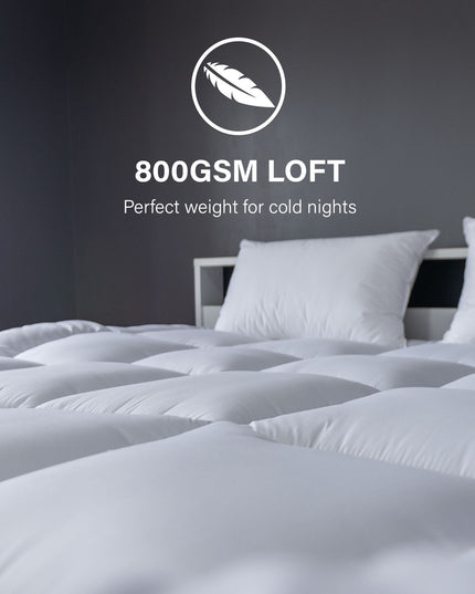 Royal Comfort 800GSM Silk Quilt - Double-1951134843777716228