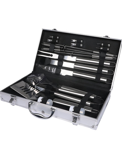 Moyasu 18Pcs BBQ Tool Set Stainless-1975420517120872448