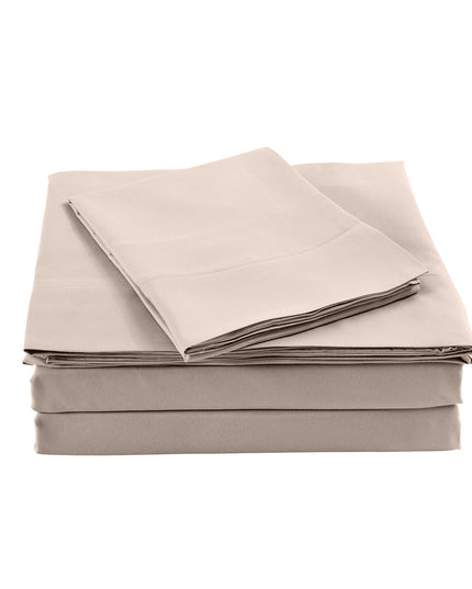 Royal Comfort Blended Bamboo Sheet Set Warm Grey - Queen-1951134848815075329