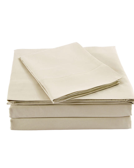 Royal Comfort Blended Bamboo Sheet Set Dark Ivory - King-1951134849230311425